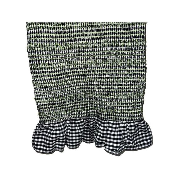 Urban outfitters smocked plaid dress size medium - Picture 4 of 8